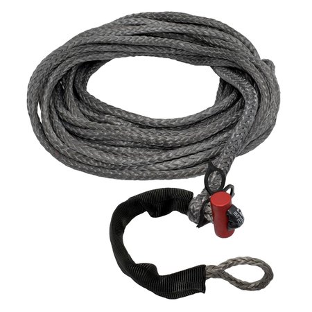 Lockjaw 7/16 in. x 50 ft. 7,400 lbs. WLL. LockJaw Synthetic Winch Line Extension w/Integrated Shackle 21-0438050